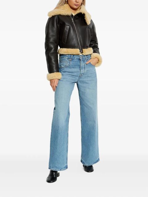 Jacquemus Aviatore zip-up jacket - Brown