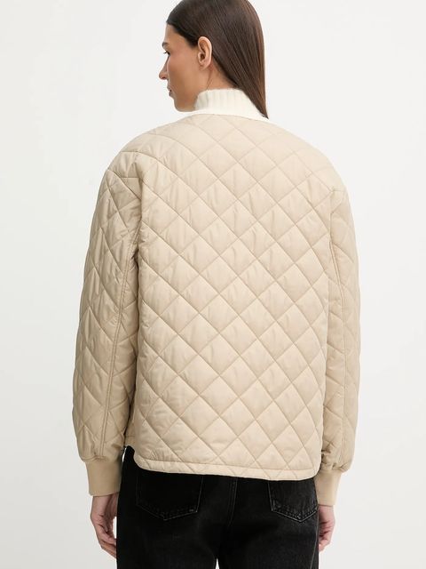 Marc O'Polo kurtka kolor beżowy przejściowa 600111970025