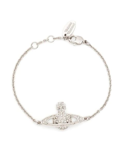 Vivienne Westwood mini bas relief chain bracelet - Silver - zdjęcie produktu nr 1