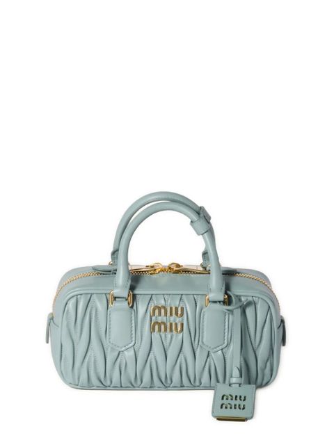 Miu Miu Arcadie matelassé tote bag - Green - zdjęcie produktu nr 1