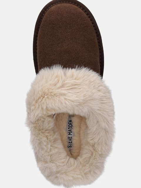Steve Madden kapcie Snow kolor brązowy 11005021