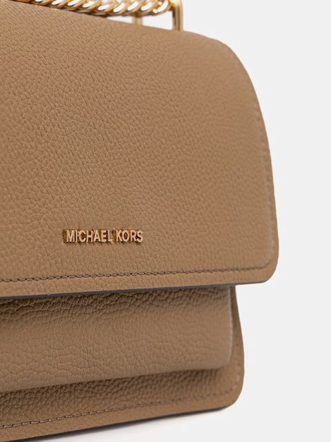 MICHAEL Michael Kors torebka skórzana kolor zielony 30T4GC7L3T