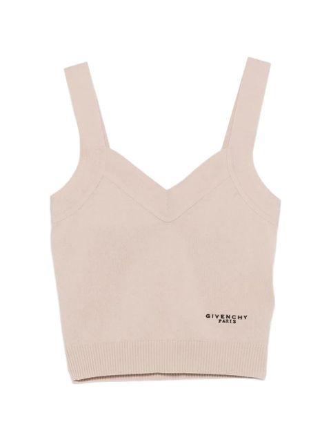 Givenchy V-neck knit top - Neutrals - zdjęcie produktu nr 1