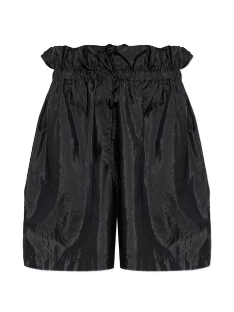 Jil Sander ruffled shorts - Black - zdjęcie produktu nr 1