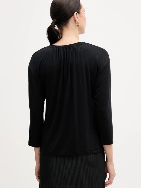 Sisley longsleeve kolor czarny 3Z12L4014