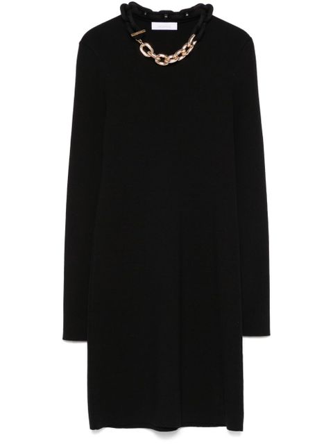 Rabanne chain-detailed mini dress - Black - zdjęcie produktu nr 1