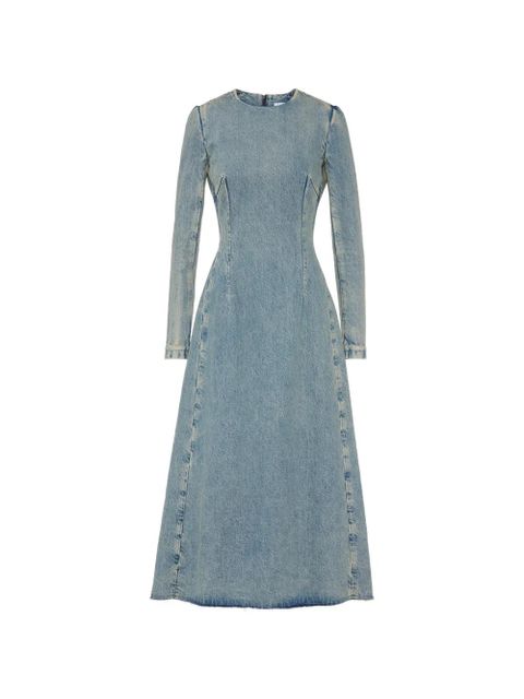Maison Margiela long-sleeves midi dress - Blue - zdjęcie produktu nr 1