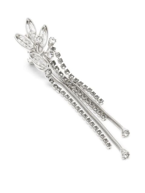 Lanvin crystal-embellished earrings - Silver