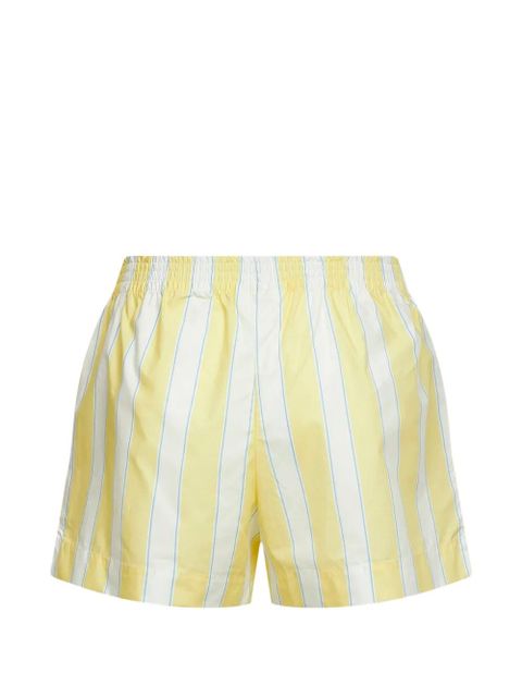 MC2 Saint Barth striped embroidered shorts - Yellow - zdjęcie produktu nr 2