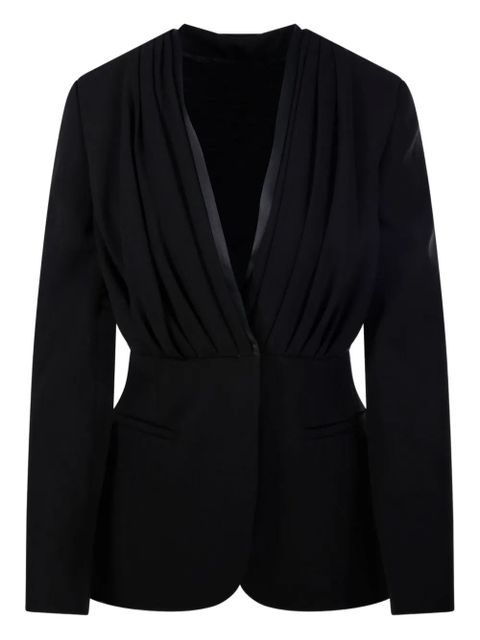 Max Mara draped blazer - Black - zdjęcie produktu nr 1