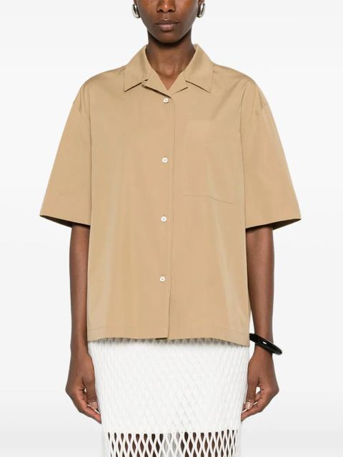 Jil Sander pocket collared shirt - Neutrals
