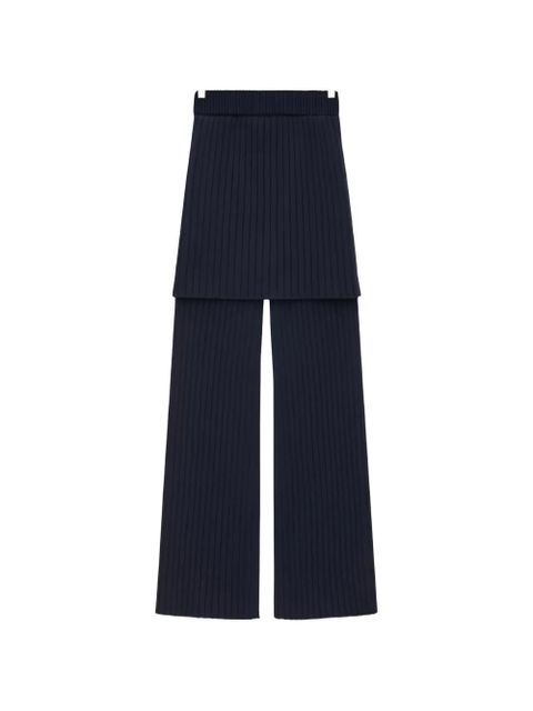 LOEWE ribbed trousers - Blue - zdjęcie produktu nr 1