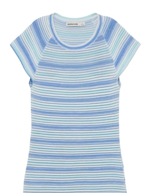 Simkhai striped midi dress - Blue - zdjęcie produktu nr 2