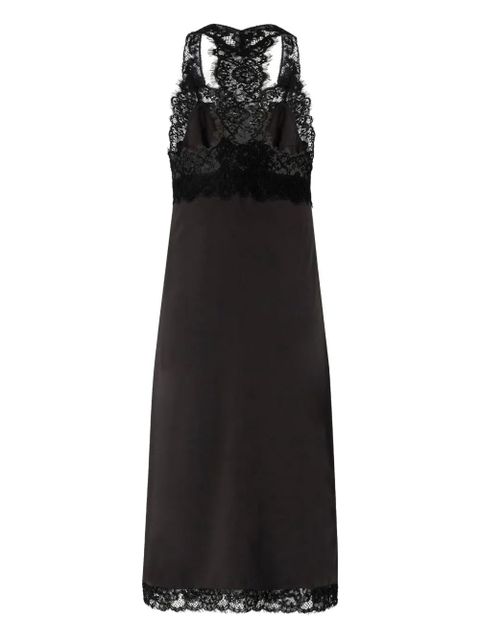 PINKO lace-trimmed slip party dress - Brown - zdjęcie produktu nr 2