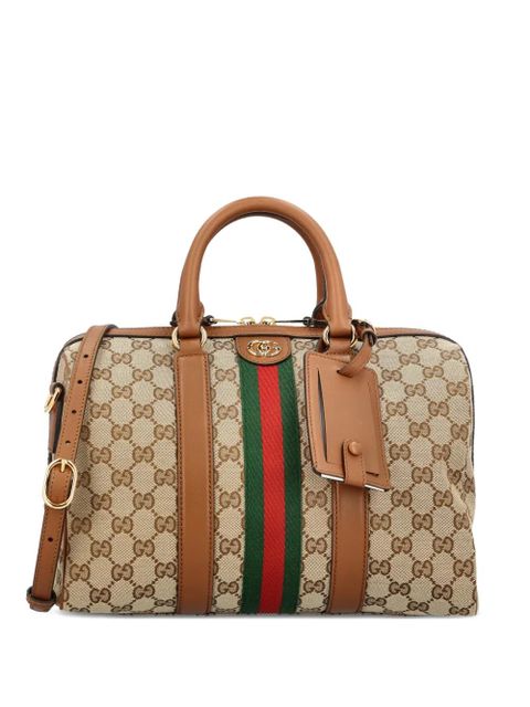 Gucci Ophidia logo stripe tote bag - Neutrals - zdjęcie produktu nr 1