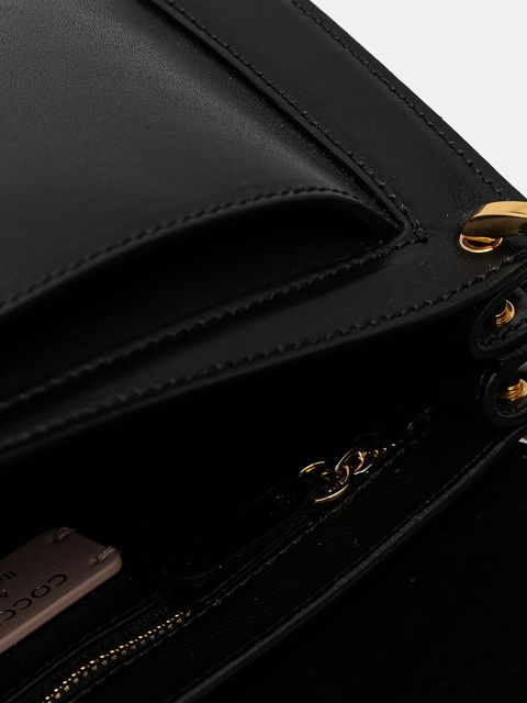 Coccinelle torebka skórzana C-ME CALF&MARB kolor czarny E1 U4G 18 02 01