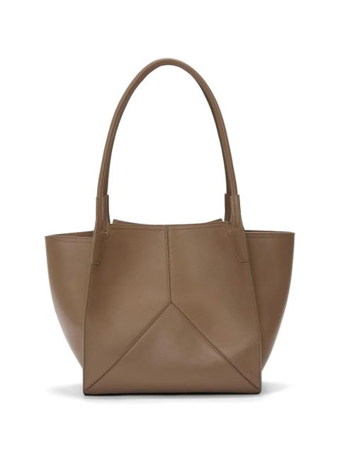 Victoria Beckham Victoria panelled leather tote bag - Brown