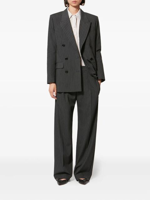 ISABEL MARANT Lisetta pinstripe trousers - Grey