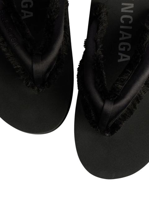 Balenciaga Jet Lag thong-strap sandals - Black