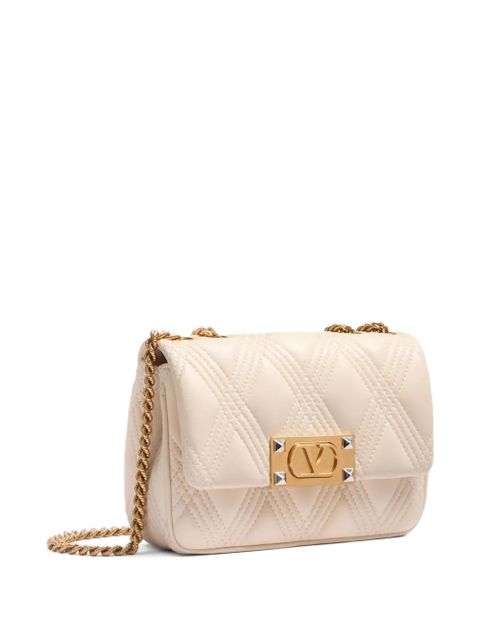 Valentino Garavani small Quiltie 67 shoulder bag - Neutrals