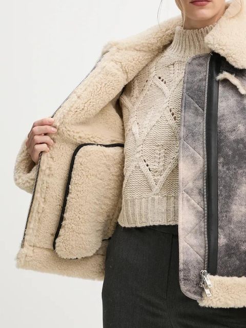 Stand Studio kurtka Lessie Jacket damska kolor szary przejściowa oversize 61957-9073