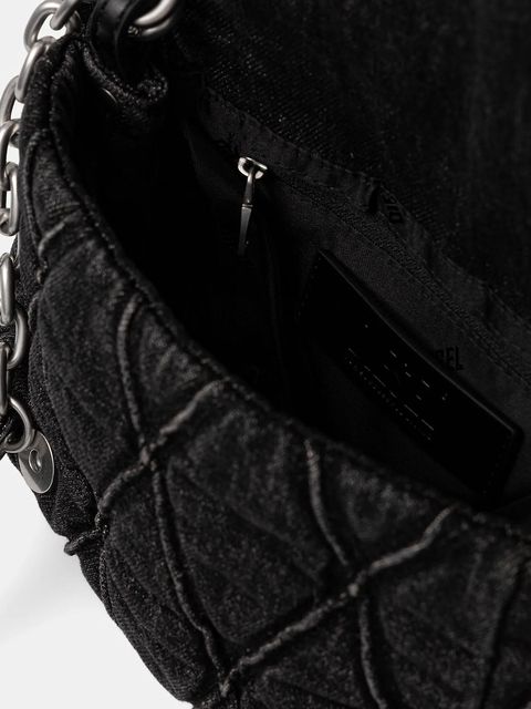 Diesel torebka jeansowa CHARM-D CHARM-D kolor czarny X09597.P6330