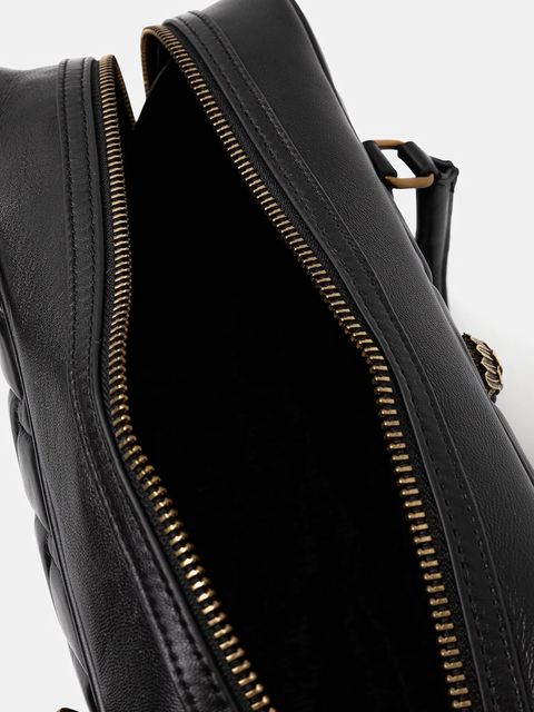 Kurt Geiger London torebka skórzana KENSINGTON kolor czarny 4702000109