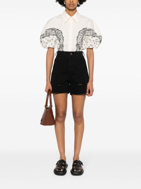 Chloé bandana-print cotton blouse - Neutrals - zdjęcie produktu nr 2