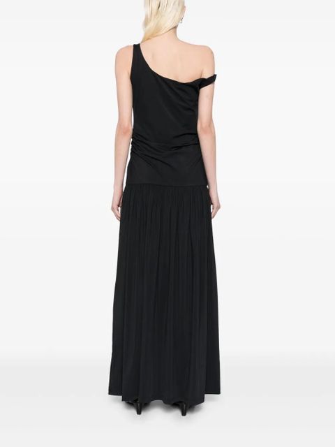 Róhe off-shoulder light scuba dress - Black