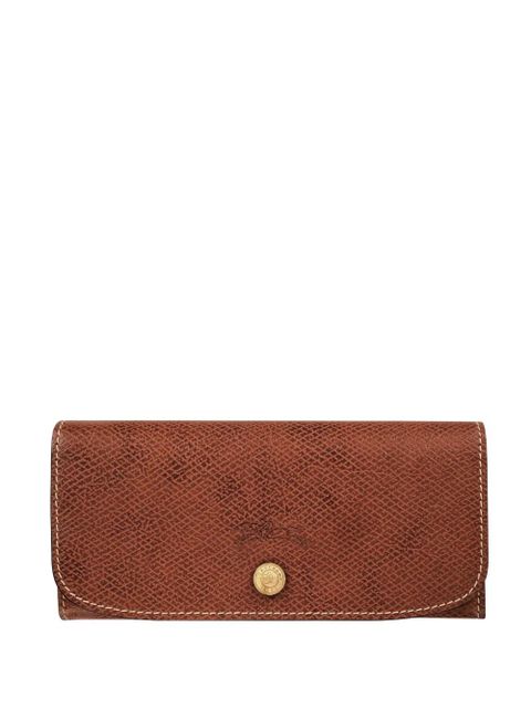 Longchamp leather wallet - Brown - zdjęcie produktu nr 1