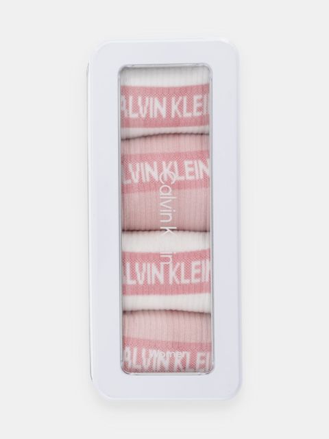 Calvin Klein Jeans skarpetki 4-pack kolor różowy 701235385