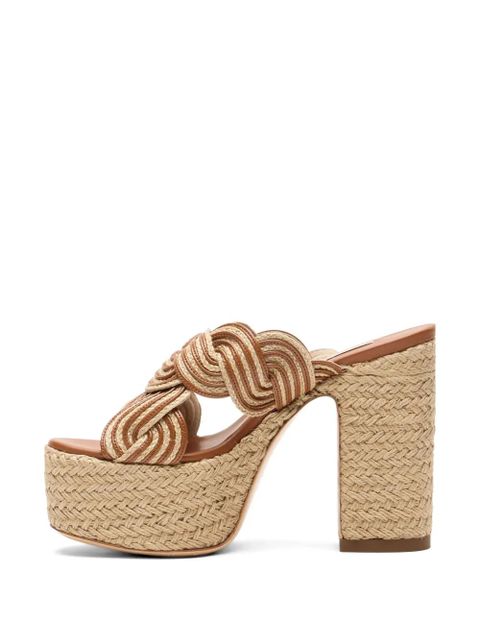 Casadei Thaiti platform pumps - Neutrals