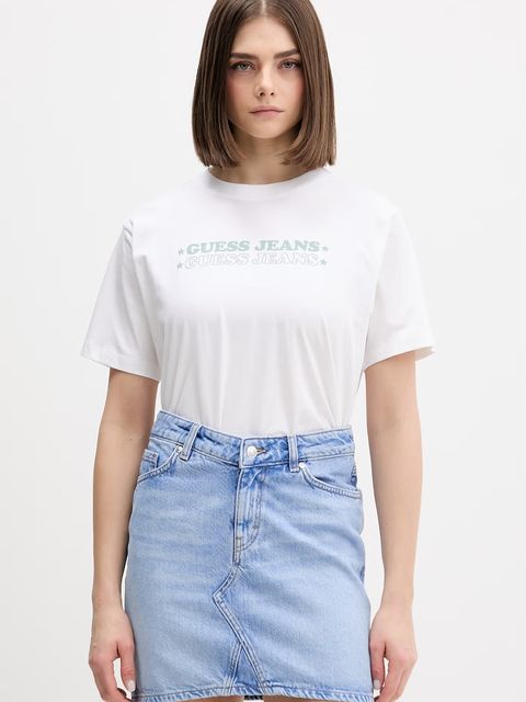 Guess Jeans t-shirt damski bawełniany - zdjęcie produktu nr 2
