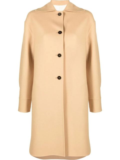 Jil Sander cashmere single-breasted coat - Neutrals - zdjęcie produktu nr 1