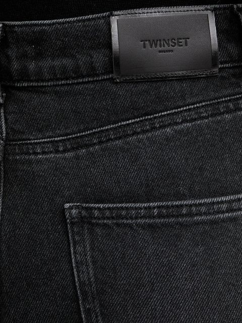 Twinset jeansy damskie high waist 252TT2271