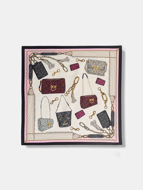 Pinko apaszka z dodatkiem jedwabiu - zdjęcie produktu nr 1