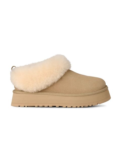 UGG śniegowce zamszowe Tazzelle kolor beżowy 1171393.MDSD - zdjęcie produktu nr 1