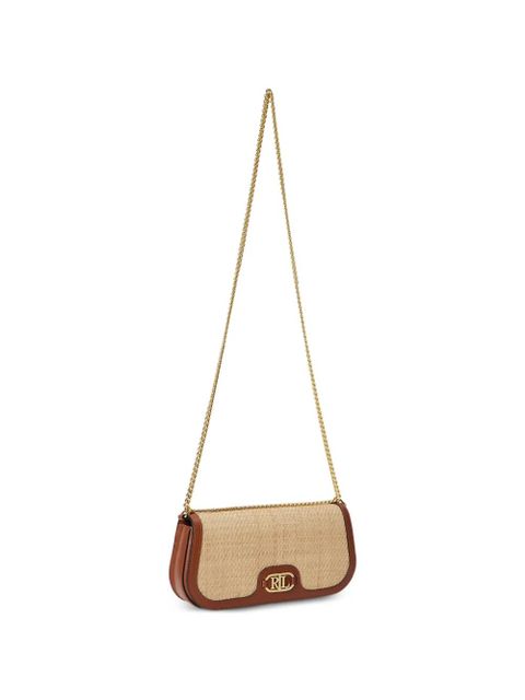 Lauren Ralph Lauren logo chain shoulder bag - Neutrals