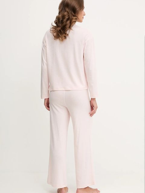 Tommy Hilfiger piżama damska kolor różowy UW0UW06077