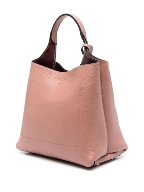 Tod's logo-debossed tote bag - Pink - zdjęcie produktu nr 2
