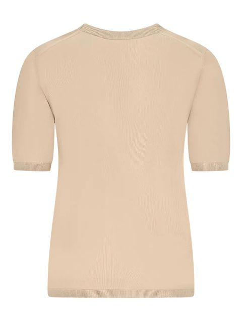 Max Mara short-sleeved crew-neck T-shirt - Neutrals