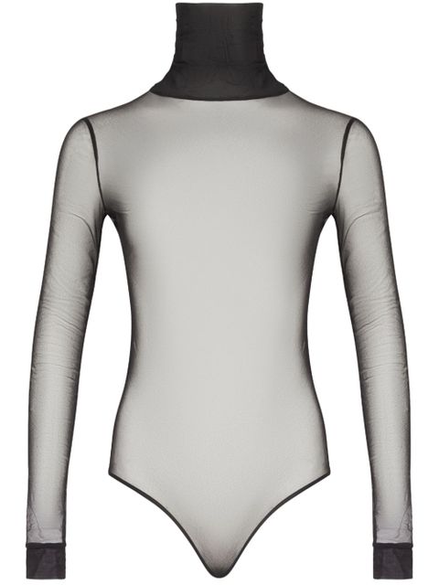Maison Margiela sheer bodysuit - Black - zdjęcie produktu nr 1