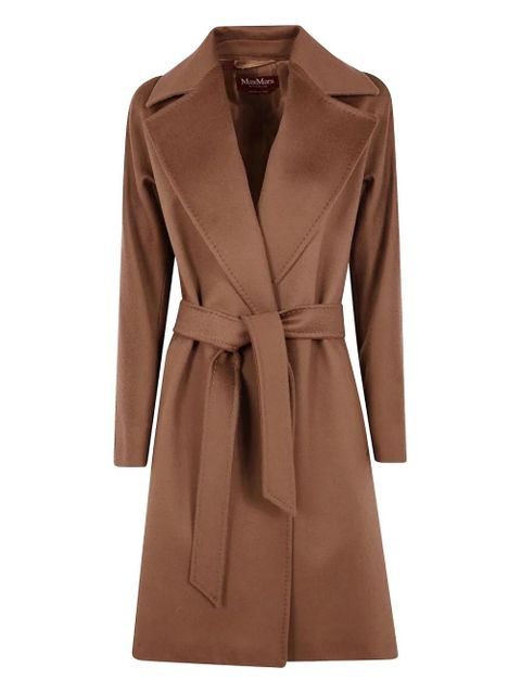 Max Mara tie-fastening coat - Brown - zdjęcie produktu nr 1