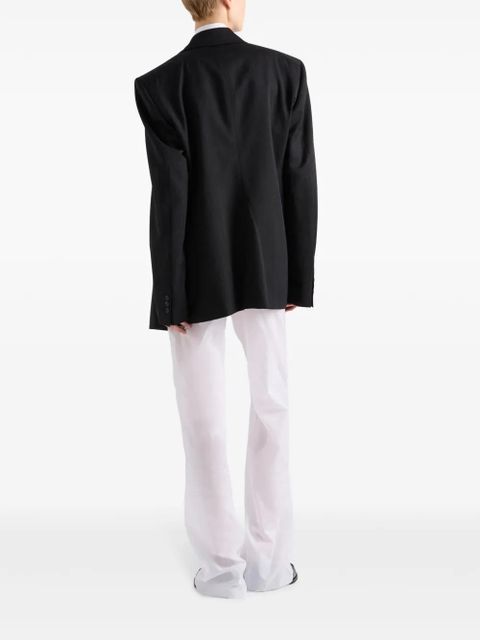 Prada double-breasted blazer - Grey