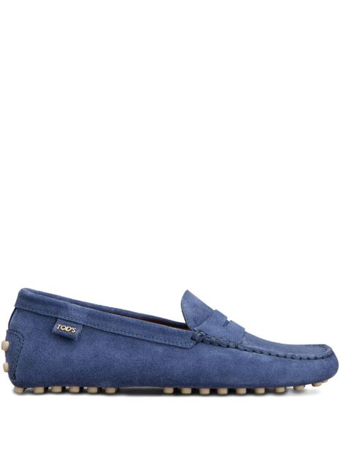 Tod's Gommino suede loafers - Blue - zdjęcie produktu nr 1