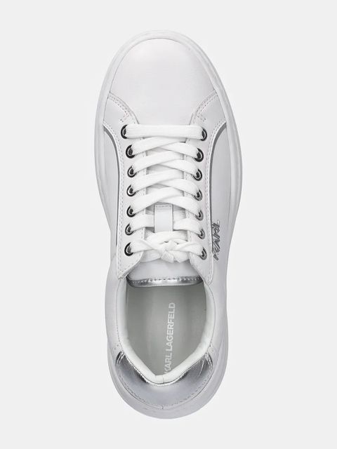 Karl Lagerfeld sneakersy skórzane KRONOS kolor biały KL64020