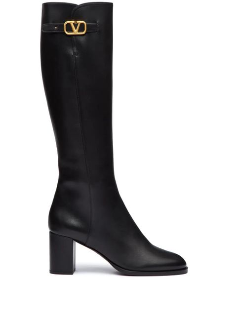 Valentino Garavani 70mm VLogo Signature boots - Black - zdjęcie produktu nr 1