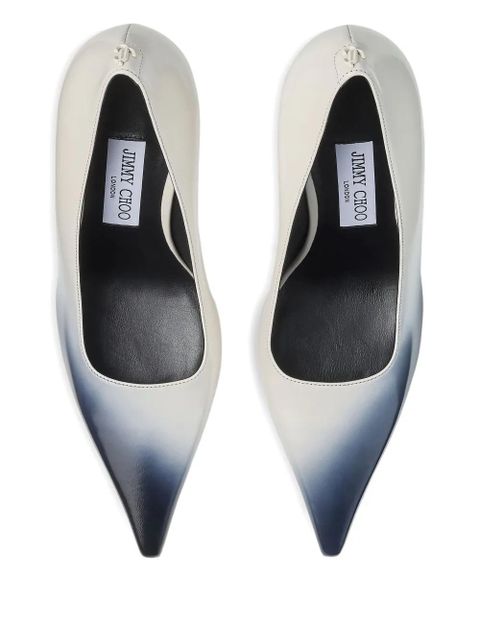 Jimmy Choo 85mm Ixia pointed-toe pumps - White