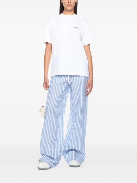 Off-White striped long trousers - Blue - zdjęcie produktu nr 2