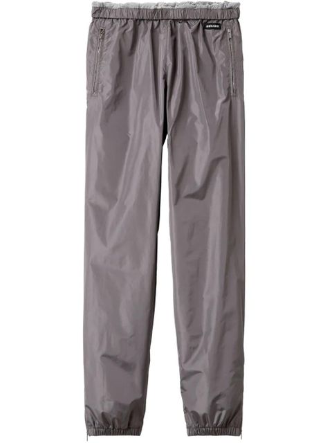 Miu Miu logo-patch track pants - Grey - zdjęcie produktu nr 1